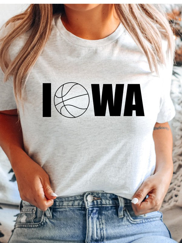 Iowa Basketball Boutique Style Tee