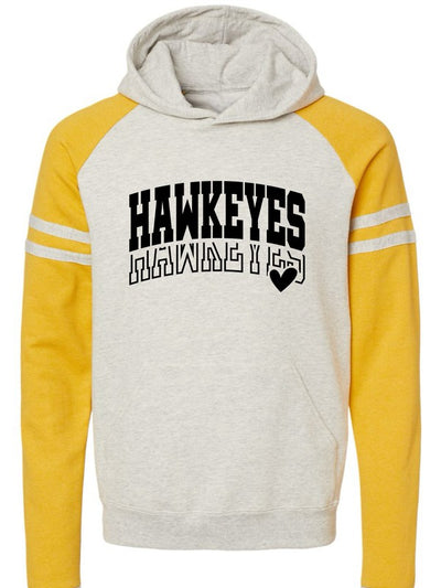 Hawkeyes Heart Graphic Sweatshirt