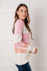 Matchmaker Striped Ribbed Top